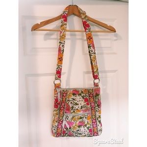 Vera Bradley Hipster Cross Body Bag in Tea Garden